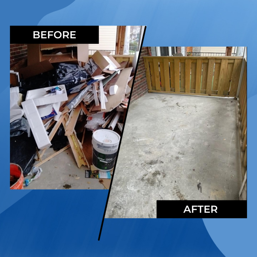 1 4 free junk removal before and after image 4