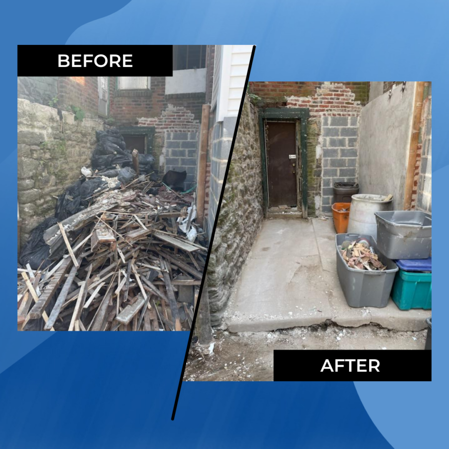 1 4 free junk removal before and after image 2